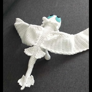 Fény fúria, Játék & Sport, Plüssállat & Játékfigura, Plüss sárkány, Horgolás, MESKA