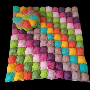 Százszorszép szett, Otthon & Életmód, Babaszoba, gyerekszoba, Babatakaró, gyerek pléd, Patchwork, foltvarrás, Varrás, MESKA