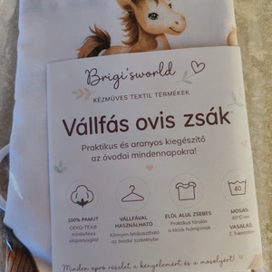 Vállfás oviszsák-farm mintás - játék & sport - ovis felszerelés - ovis zsák - Meska.hu
