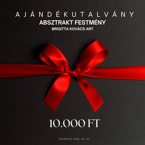 Absztrakt Festmény Ajándékutalvány, Művészet, Festmény, Festmény vegyes technika, Festészet, MESKA