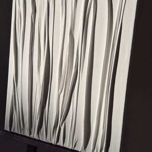 Fehér textúrált festmény - művészet - festmény - akril - Meska.hu