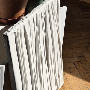 Fehér textúrált festmény, Művészet, Festmény, Akril, Festészet, MESKA