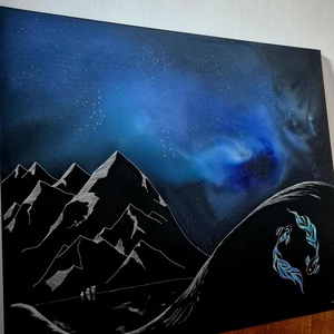 Egyedi festménymegrendelés különleges kérdéssel 100x120cm, Művészet, Festmény, Festészet, MESKA