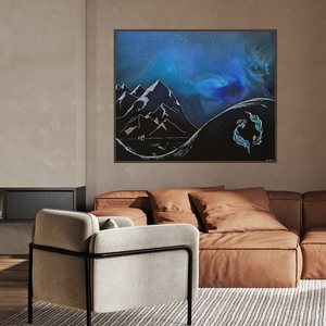 Egyedi festménymegrendelés különleges kérdéssel 100x120cm - művészet - festmény - Meska.hu