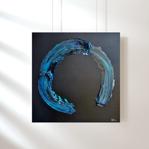 Egyedi megrendelésre készülő zen kép választott színben 40x40cm  - művészet - festmény - akril - Meska.hu