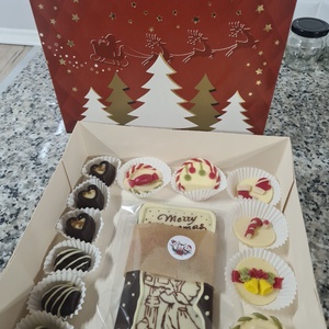 Karácsonyi box - élelmiszer - édesség - Meska.hu