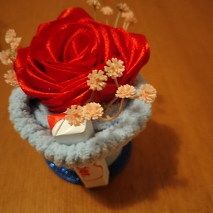 Nő napi kis kosárkák - otthon & életmód - virágdekoráció - virágdíszek - virágdísz kaspóban - Meska.hu