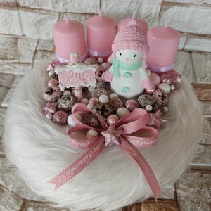  Hóemberkés Adventi koszorú - Meska.hu