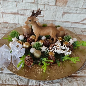 Szarvas Adventi koszorú - Meska.hu