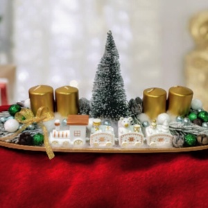 Vonatos adventi, Karácsony, Adventi díszek, Adventi koszorú, , MESKA