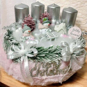 Hóemberes adventi, Karácsony, Adventi díszek, Adventi koszorú, , MESKA