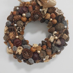 Termés koszorú ajtódísz  - otthon & életmód - dekoráció - virágdísz és tartó - koszorú - Meska.hu