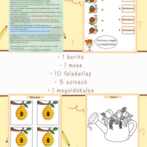 Guszti a briliáns elme (tavaszi kiadás) foglalkoztató füzet, színezők, feladatlapok - játék & sport - készségfejlesztő és logikai játék - oktató játékok - Meska.hu