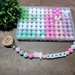 Unikornis szilikon cumilánc  - játék & sport - 3 éves kor alattiaknak - cumilánc - Meska.hu