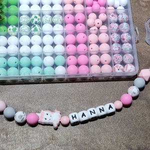 Unikornis szilikon cumilánc  - játék & sport - 3 éves kor alattiaknak - cumilánc - Meska.hu