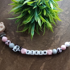 Egyedi szilikon cumilánc  - Meska.hu