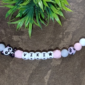 Egyedi szilikon cumilánc  - játék & sport - 3 éves kor alattiaknak - cumilánc - Meska.hu