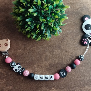 Pandás rágcsalánc/cumilánc - Meska.hu