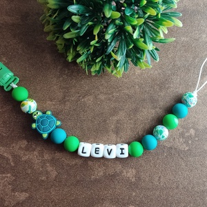 Teknős szilikon cumilánc , Baba - mama, Baba játékok, Cumilánc, Gyöngyfűzés, gyöngyhímzés, MESKA