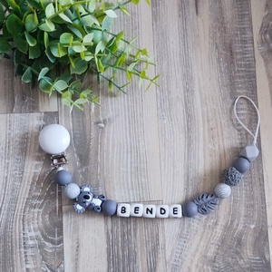 Egyedi szilikon cumilánc , Baba - mama, Baba játékok, Cumilánc, Gyöngyfűzés, gyöngyhímzés, MESKA