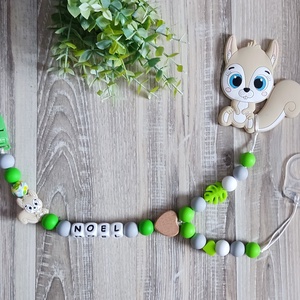 Kétágú Szilikon cumilánc  - Meska.hu