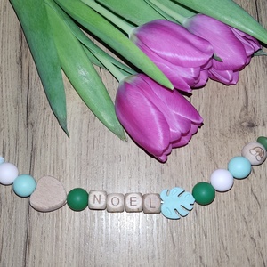 Menta egyedi szilikon cumilánc kisfiúnak  - baba - mama - baba játékok - cumilánc - Meska.hu