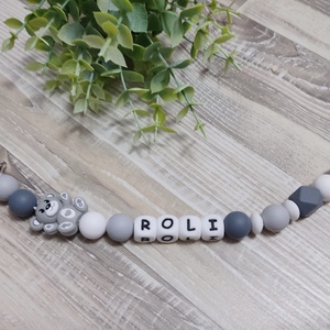 Macis egyedi szilikon cumilánc kisfiúnak  - baba - mama - baba játékok - cumilánc - Meska.hu