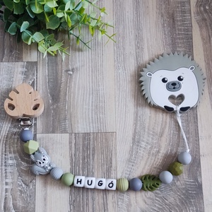 Sünis cumilánc/rágcsalánc, Baba - mama, Baba játékok, Cumilánc, Gyöngyfűzés, gyöngyhímzés, Minden cumiláncom gondosan, kézzel készül, BPA-, ftalát-, PVC-, ólom- és kadmiummentes, élelmiszeri..., MESKA