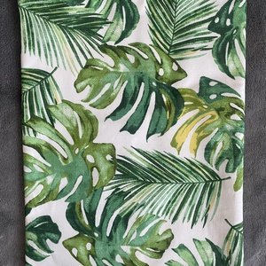 Nagy kenyeres zsák (30x45 cm) levél mintás - táska & tok - bevásárlás & shopper táska - kenyeres zsák - Meska.hu