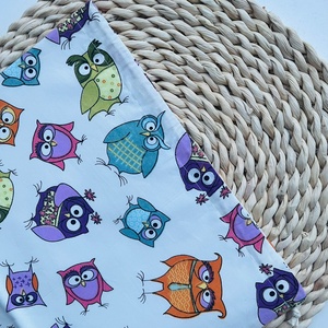 Baglyos kenyeres zsák (30x45 cm), Táska & Tok, Bevásárlás & Shopper táska, Kenyeres zsák, Varrás, MESKA