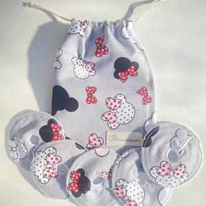 Mic-key button gyomorszondához alátét / g-tube covers Minnie egeres szürke, Szépségápolás, Egészségmegőrzési kellékek, Varrás, MESKA