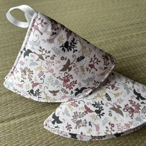 Edényfogó- őszi madaras, Otthon & Életmód, Konyhafelszerelés, tálalás, Konyhai textil, Edényfogó & Edényfedő, Varrás, MESKA