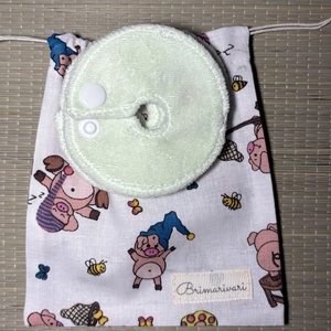 Mic-key button gyomorszondához alátét / g-tube covers vidám malacok - szépségápolás - egészségmegőrzési kellékek - Meska.hu