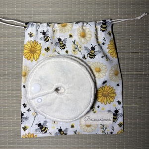 Mic-key button gyomorszondához alátét / g-tube covers margarétás - szépségápolás - egészségmegőrzési kellékek - Meska.hu