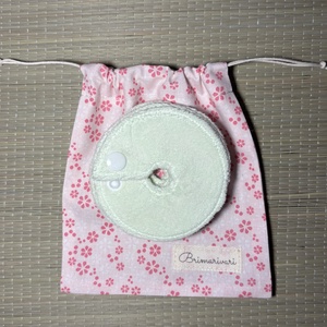 Mic-key button gyomorszondához alátét / g-tube covers rózsaszín virágok - szépségápolás - egészségmegőrzési kellékek - Meska.hu