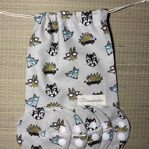 Mic-key button gyomorszondához alátét / g-tube covers szürke farkas , Szépségápolás, Egészségmegőrzési kellékek, Varrás, MESKA