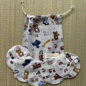 Mic-key button gyomorszondához alátét / g-tube covers szürke járművek, , Varrás, MESKA