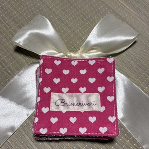 Arctisztító párna - szíves, Szépségápolás, Arcápolás, Arctisztító korong, Varrás, MESKA