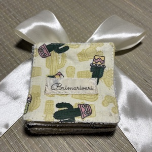 Arctisztító párna - kaktuszos, Szépségápolás, Arcápolás, Arctisztító korong, Varrás, MESKA