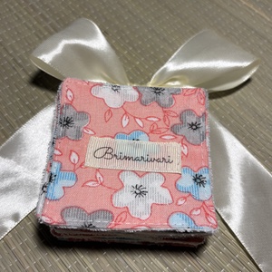 Arctisztító párna - rózsaszín alapon virágok, Szépségápolás, Arcápolás, Arctisztító korong, Varrás, MESKA