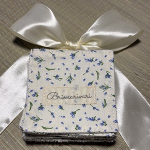 Arctisztító párna - kék virágok - Meska.hu