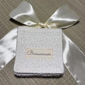 Arctisztító párna -fehér indák, Szépségápolás, Arcápolás, Arctisztító korong, Varrás, MESKA