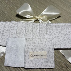 Arctisztító párna -  hangjegyek  - szépségápolás - arcápolás - arctisztító korong - Meska.hu