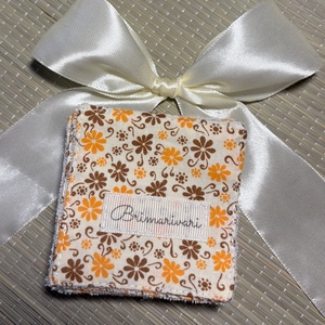 Arctisztító párna - narancs virágok - Meska.hu