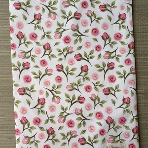 Nagy Kenyeres zsák - rózsás  (30x45 cm)  - táska & tok - bevásárlás & shopper táska - kenyeres zsák - Meska.hu