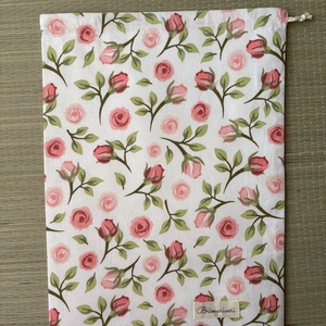 Kenyeres zsák - rózsás - táska & tok - bevásárlás & shopper táska - kenyeres zsák - Meska.hu