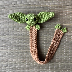 Horgolt könyvjelző  Joda - könyv & zene - könyvjelző - Meska.hu