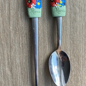 Kanalak - pipacs - otthon & életmód - konyhafelszerelés, tálalás - tálalás - kanál & villa - Meska.hu