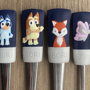 Evőeszköz - Bluey - otthon & életmód - konyhafelszerelés, tálalás - tálalás - kanál & villa - Meska.hu