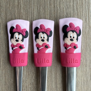 Gyerek evőeszköz szett - Minnie és Sky - otthon & életmód - konyhafelszerelés, tálalás - tálalás - kanál & villa - Meska.hu